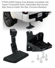 PTS30-34000 Folding Truck Bedstep Compatible with Toyota Tundra 2022-2024 