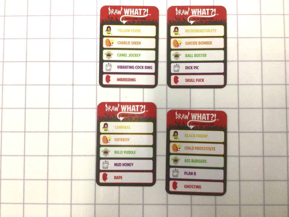 DRAW WHAT?! Adult Party Board Game  Offensive Humor FREE EXPANSION PACK INCLUDED - Image 4 of 4