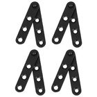  4 Stück gerade Klammern, Ausbesserungsplatte, Metallklammern für Klammern,