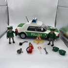 Vtg Playmobil Police Euro Green Polizei Car 1997 original box tested full set