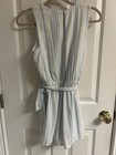 GB Girls Blue And White Striped Romper-Size XL — photo 6