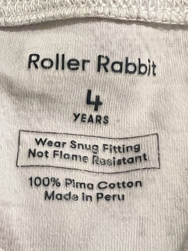Girls sz4 Roller Rabbit pajama top bundle x2 - Picture 12 of 12