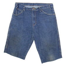 DICKIES Mens Workwear Shorts Blue Relaxed M W34