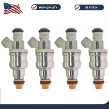 Set of 4 Fuel Injectors For 1998-2001 Ford Ranger, Mazda B2500 2.5L 4-Hole