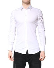 Preloved dolce & gabbana Slim Fit Long Sleeve Dress Shirt Men White