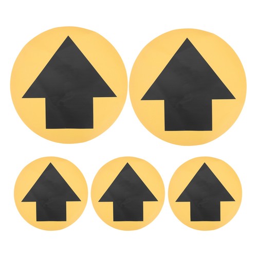 5 Blatt Richtungsboden Warnaufkleber Social Distancing Sicherheit - Bild 2 von 20