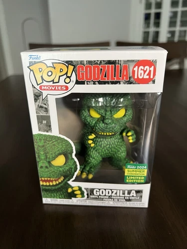 Funko Pop Movies Green Godzilla #1621 SDCC Shared 2024 w/Soft Protector