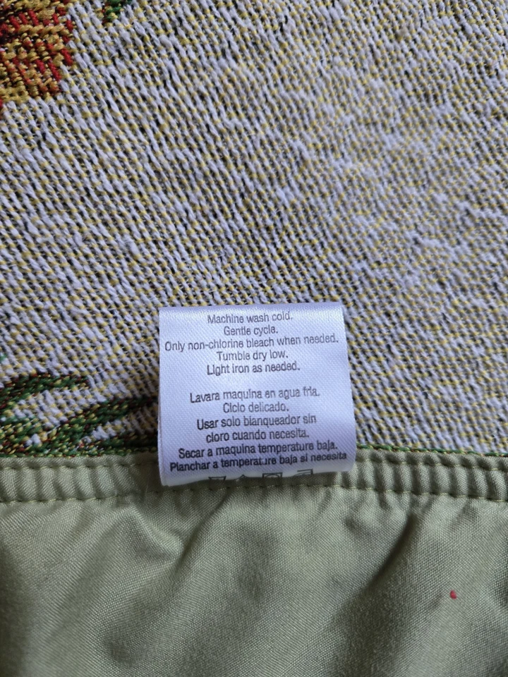 Rooster & Sunflower Tapestry Table Runner 64" x 13" Country Farmhouse Decor - Image 3 of 4