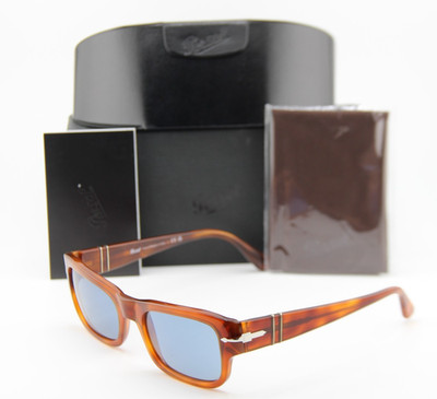 NEW PERSOL P 3326-S 96/56 TERRA DI SIENA HAVANA AUTHENTIC SUNGLASSES 54-21