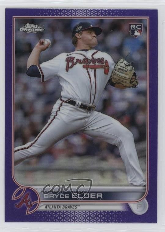2022 Topps Chrome Update Purple Refractor Bryce Elder #USC37 0t6c
