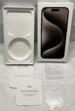 BOX ONLY for Apple iPhone 15 Pro Titanium 256...