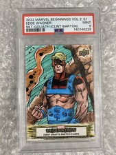 2022 Marvel Beginnings 1/1 First Draft Sketch Card PSA 9 Edde Wagner Auto
