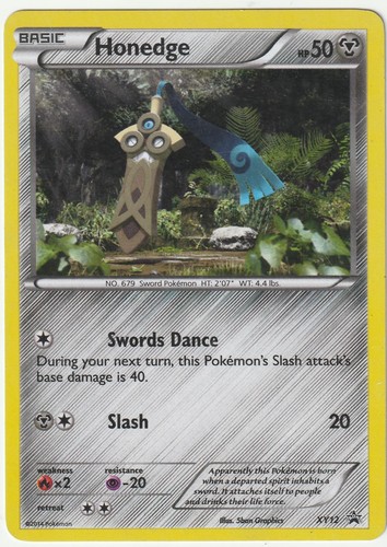 Honedge XY12 Holo Promo XY Promo Pokemon Lightly Played