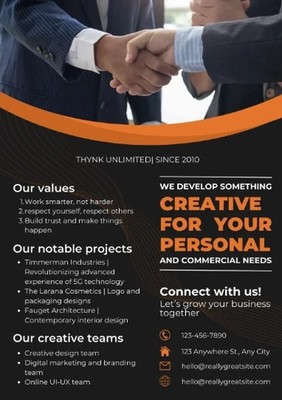 3x Business Flyer Design - Professionell- Farben wählbar/ Kategorien
