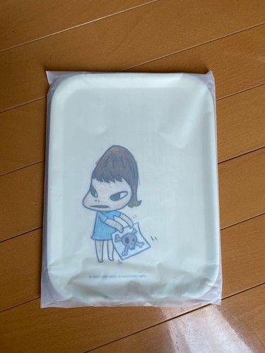 Yoshitomo Nara Wooden Art Tray Untitled 2006 How2Work Handmade JPN New - Picture 2 of 4