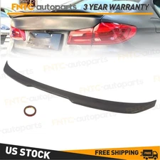 PSM Style For 2017-2023 BMW G30 530i M5 Carbon Fiber Rear Trunk Spoiler Wing Lip