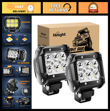 Super Bright 18w Led Pod Lights - 1260lm Spot Off-road Fog Lights For Trucks Su Super Bright 18w Led Pod Lights - 1260lm Spot Off-road Fog Lights For Trucks Su