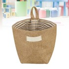Foldable Wall Hanging Basket Hanging Busket Storage Jute Basket