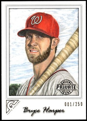 2017 Topps Gallery #25 Bryce Harper Private Issue #/250 E1