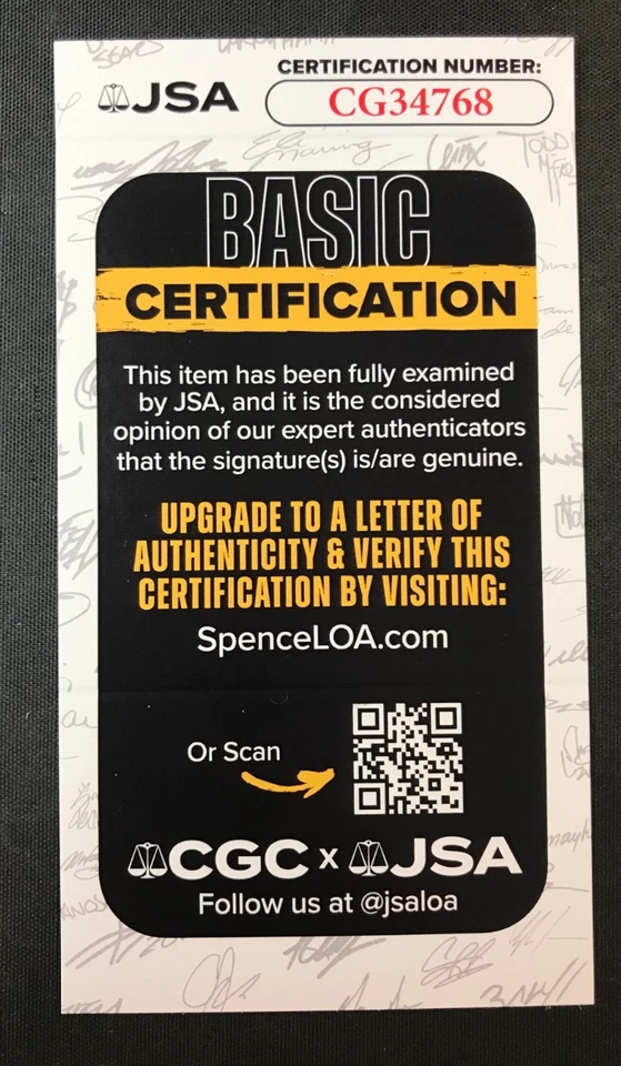 Подписанная черно-белая фотография Джина Саразена JSA с сертификатом подлинности 1920-30-х годов гольфист PGA Grand Slam СУПЕР! - Изображение 3 из 3