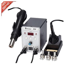 Compact ESD-Safe Soldering Station 700W with Digital Display & Automatic Cooling