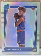 2021-22 Panini Donruss Optic - Rated Rookie Miles McBride #174 Holo Prizm (RC)