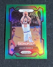 2023-24 Panini Prizm Julius Randle Monopoly Green Prizm /24 SSP New York Knicks