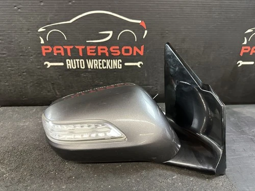 10-13 ACURA MDX POWER PASSENGER RH SIDE VIEW DOOR MIIRROR POLISHED METAL NH737