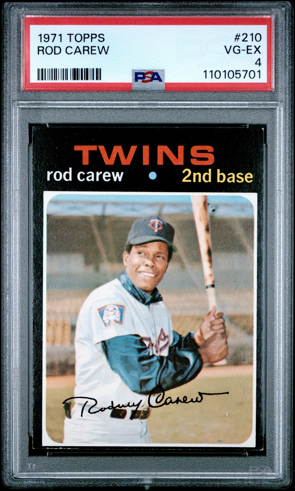 1971 Topps Rod Carew PSA 4 VG-EX #210 Baseball Card