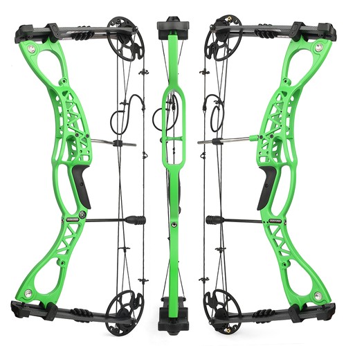 33'' Compound Bow Set Arrow 0-70lbs Adjustable Archery Target Hunting Shooting - Picture 18 of 20