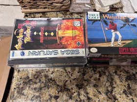 LOT of NEW and USED ps2, Saturn, ps1 and SNES games, Sonic, Street Fighter Sega