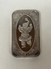 Merry Christmas Landmark Bank 1 Troy OZ .999 Fine Silver Bar
