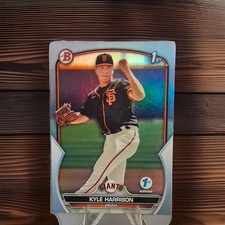 2023 Bowman 1st Edition Kyle Harrison Giants BPPF-93 Rookie Base Card
