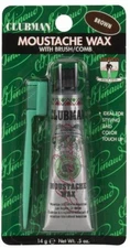 Clubman Moustache Wax Brown 0.50 oz (Pack of 10)