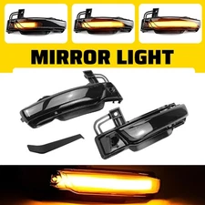 2X Side Mirror Light For Dodge Durango WD 11-23 Amber Sequential LED Turn Signal