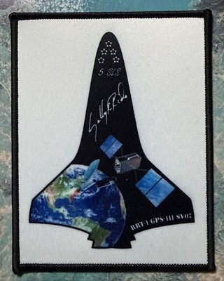 5 SLS SALLY RIDE RRT-1 GPS-III SV07 SATIN SURFACE PATCH