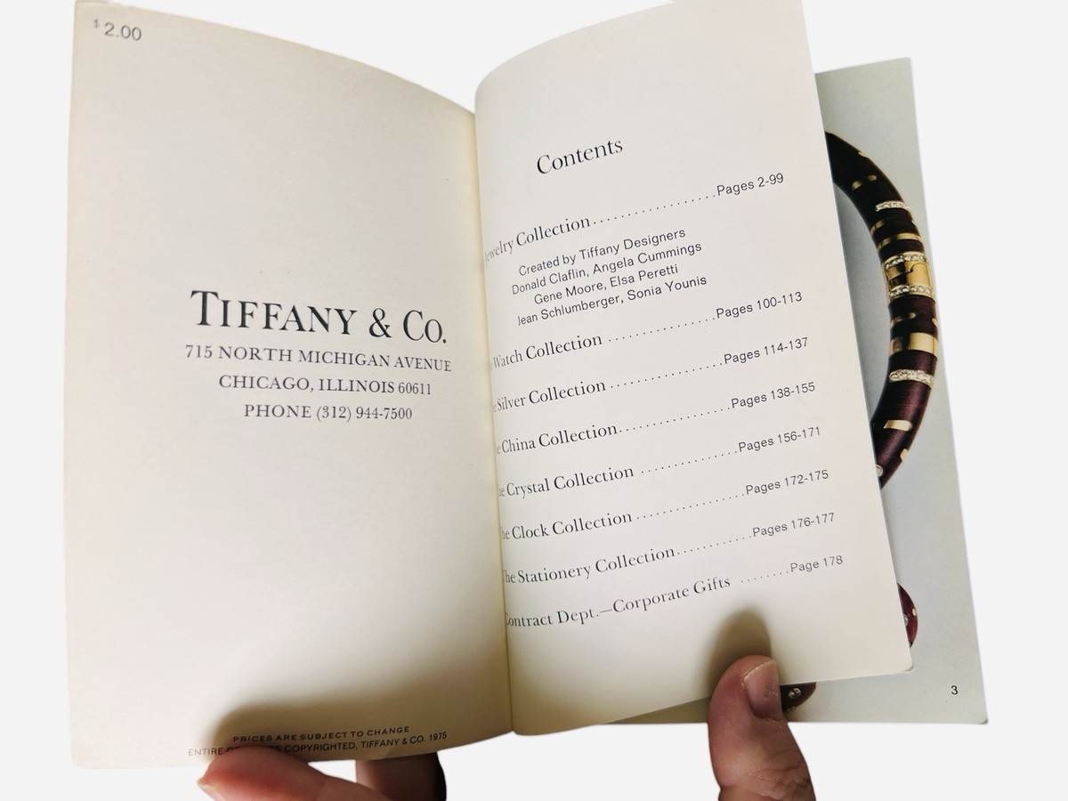 Tiffany & Co. 1975-1976 Blue Book Fifth Avenue Flagship