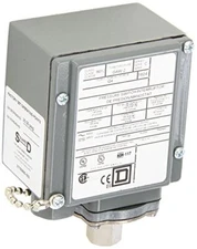 SCHNEIDER ELECTRIC 9013FHG4J27M1X Square D by Air-Compressor Pressure Switch, 10