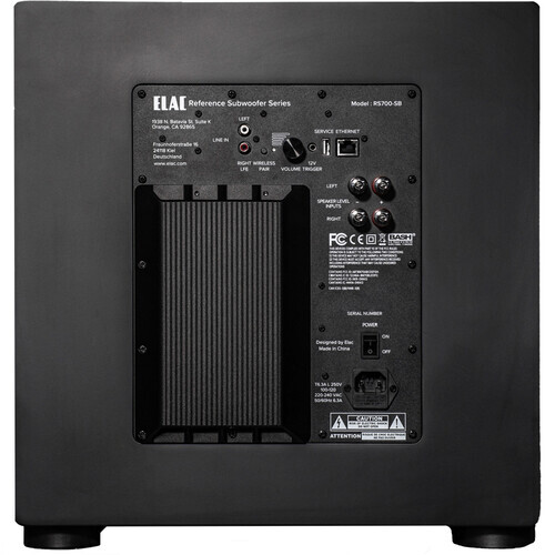 ELAC Varro Reference RS700 12" High-Performance Powered Subwoofer - Satin Black - Bild 5 von 5