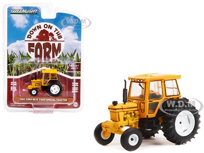 1983 FORD 6610 TIGER SPECIAL TRACTOR YELLOW 1/64 DIECAST BY