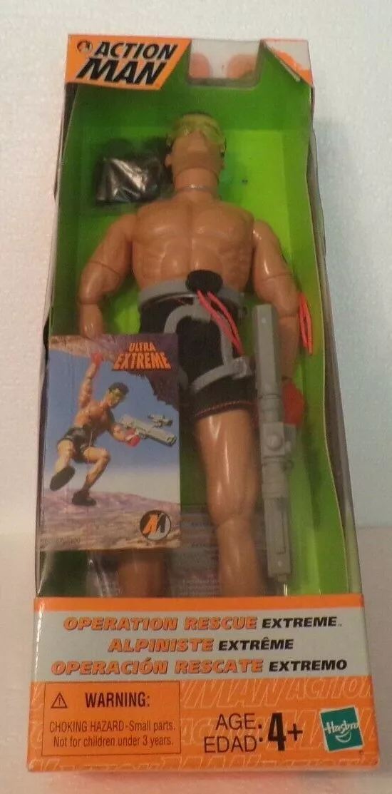 2001 HASBRO TOYS FOX KIDS ACTION MAN OPERATION RESCUE EXTREME DOLL NIB
