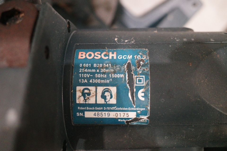 Bosch Professional GCM 10 S Mitre Saw 110v eBay