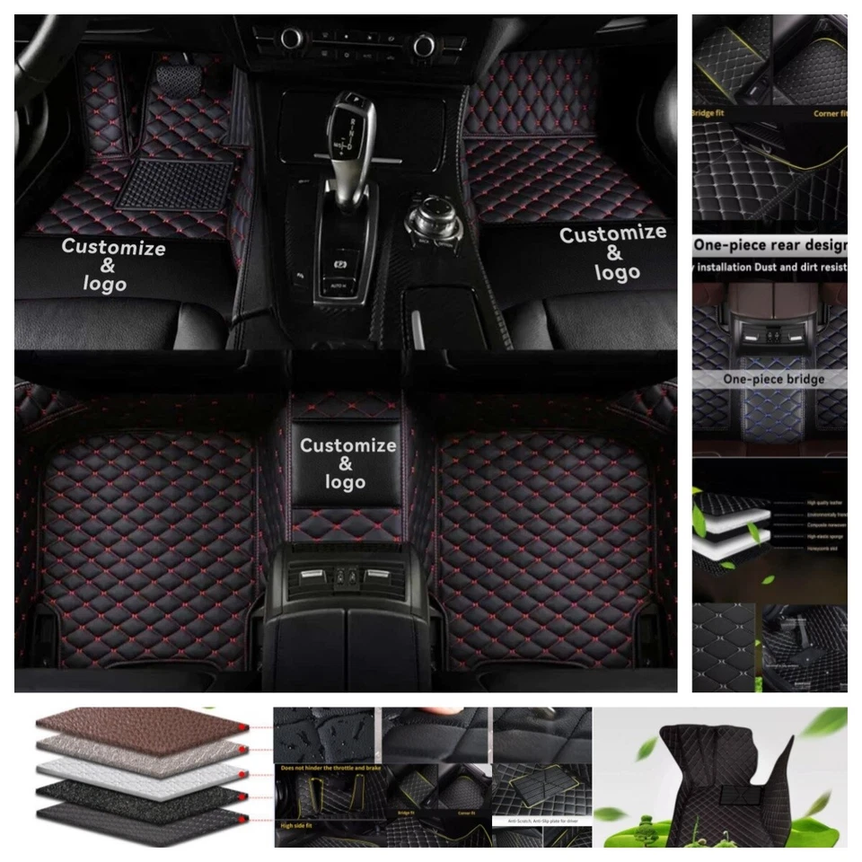 Fit For Peugeot 2004-2014 Car Floor Mats Waterproof Custom Liners Carpets Liners - Изображение 3 из 4