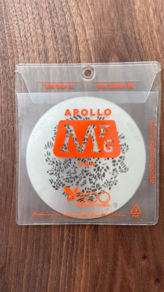 Gobo de acero Apollo MFG - pétalos soplados 2122 - TALLA B Foto 3 de 3