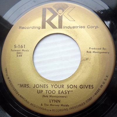 LYNN & the MERSEY MAIDS Rock 45 7'' Single MRS JONES YOUR SON VG++ F1528