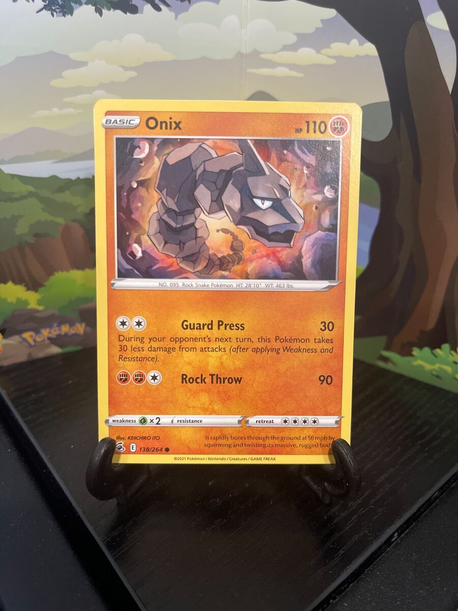 Onix - Fusion Strike Pokémon card 138/264