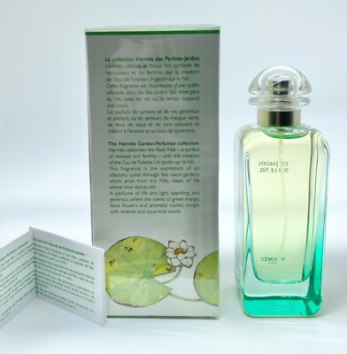 UN JARDIN SUR LE NIL by Hermes 100 ml/3.3 oz Eau de Toilette | eBay