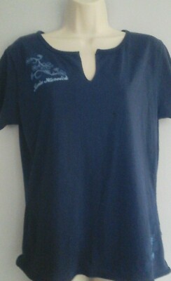LADIES KEVIN HARVICK NAVY #29 W/FLORAL DESIGN-SIZE M-BY CHASE FOR WOMEN NASCAR