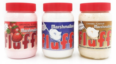 Fluff Marshmallow Spread Sandwich Cream 3x213g Caramel Strawberry Original Ebay
