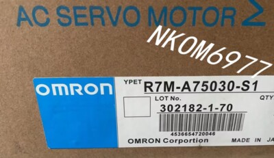 1PC New OMRON Servo motor R7M-A75030-S1
